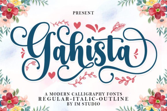 Gahista Font - Featured Image