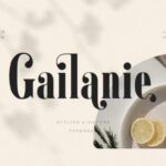 Gailanie Font - Featured Image