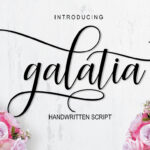 Galatia Script Font - Featured Image