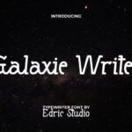 Galaxie Writer Font - Featured Image