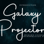 Galaxy Projector Font - Featured Image