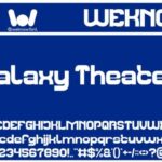 Galaxy Theater Font - Featured Image