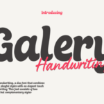 Galery Handwriting Font - Featured Image