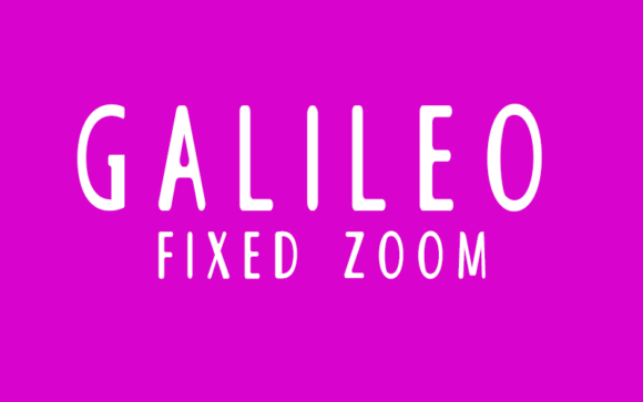 Galileo Fixed Zoom Font - Featured Image