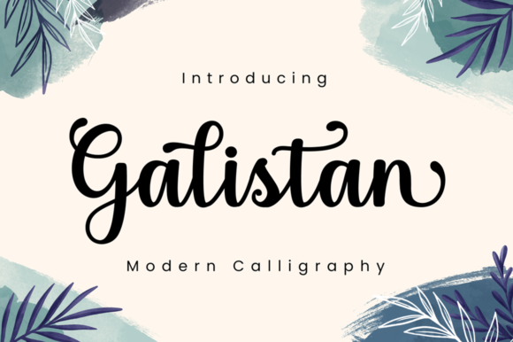 Galistan Font - Featured Image