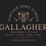 Gallagher Font - Featured Image