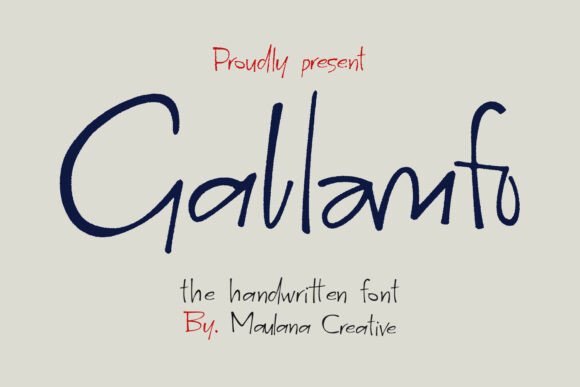 Gallamfo Font - Featured Image