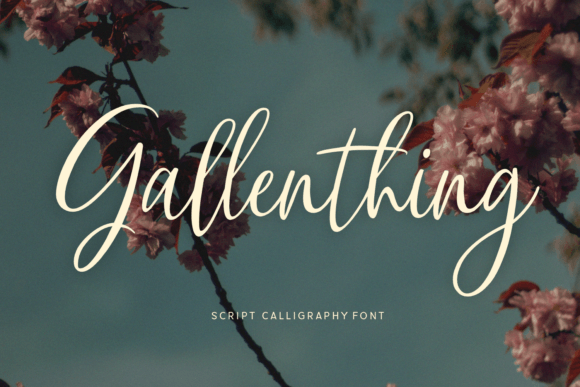 Gallenthing Font - Featured Image