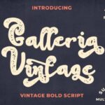 Galleria Vintage Font - Featured Image