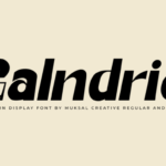 Galndrie Font - Featured Image