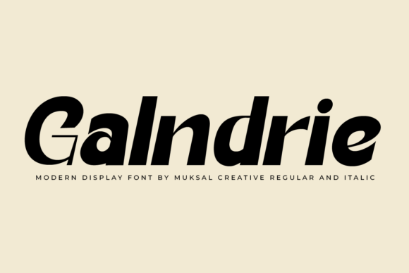 Galndrie Font - Featured Image