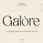 Galore Font - Featured Image