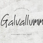 Galvallumm Font - Featured Image