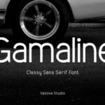 Gamaline Font - Featured Image