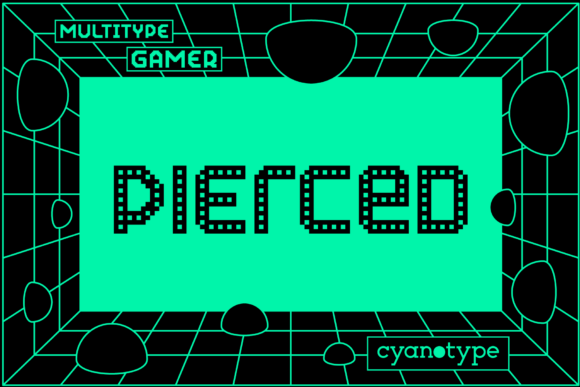 Gamer Pierced Font - Featured Image