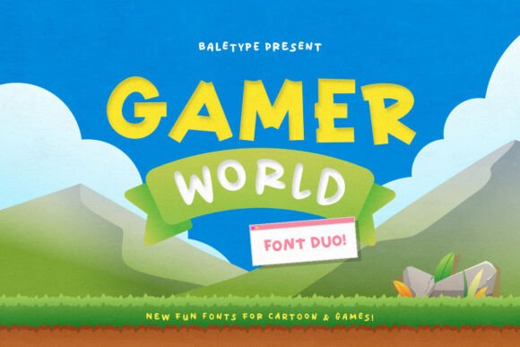 Gamer World Font - Featured Image