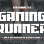 Gaming Runner Font - Featured Image