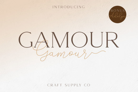 Gamour Font - Featured Image