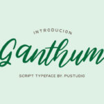 Ganthum Font - Featured Image