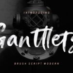 Ganttlets Font - Featured Image