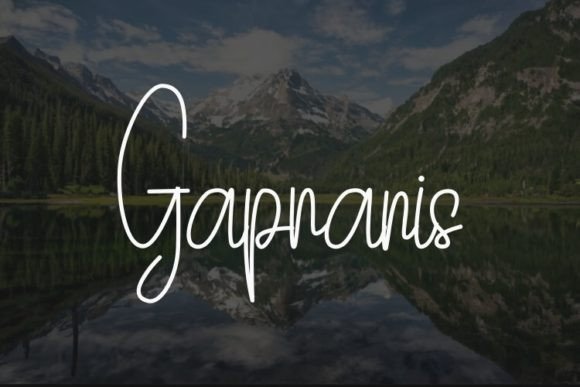 Gapranis Font - Featured Image