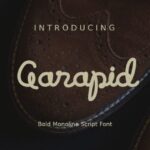 Garapid Font - Featured Image