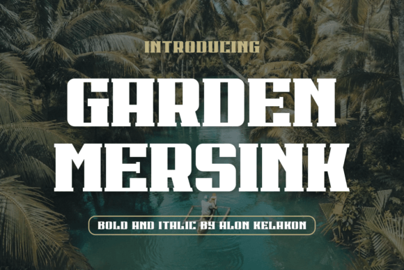 Garden Mersink Font - Featured Image