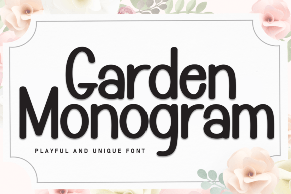 Garden Monogram Font - Featured Image