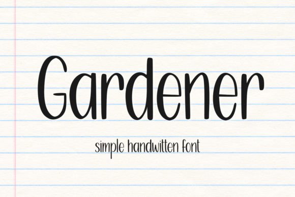 Gardener Font - Featured Image