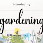 Gardening Font - Featured Image