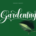 Gardening Font - Featured Image