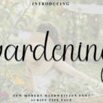 Gardening Font - Featured Image