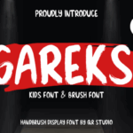 Gareksi Font - Featured Image