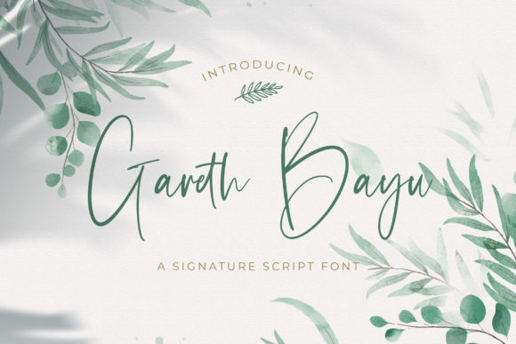 Gareth Bayu Font - Featured Image