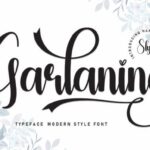 Garlaning Font - Featured Image