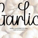 Garlic Font - Featured Image