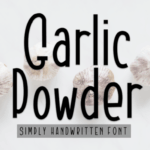 Garlic Powder Font - Featured Image