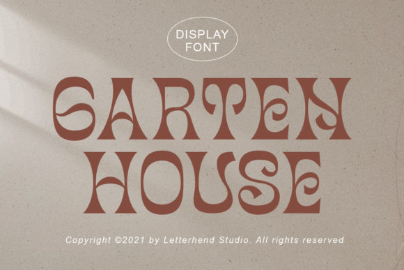 Garten House Font - Featured Image