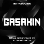 Gasakin Font - Featured Image