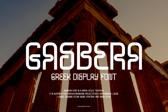 Gasbera Font - Featured Image