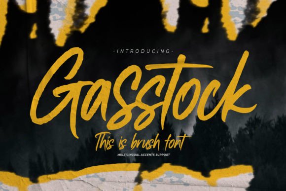 Gasstock Font - Featured Image