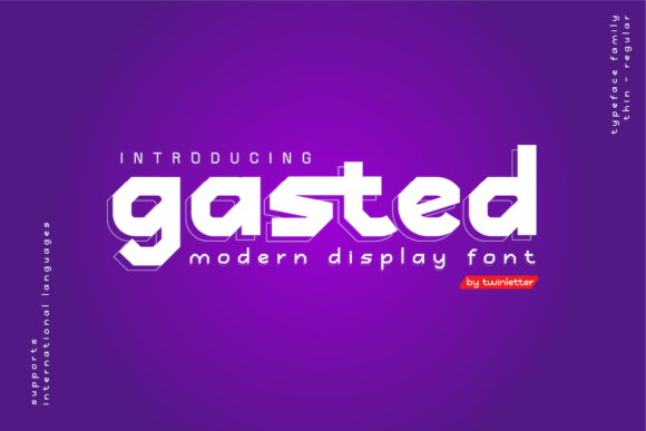 Gasted Font - Featured Image