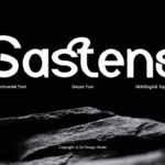 Gasteno Font - Featured Image
