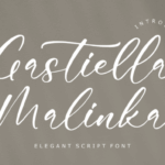 Gastiella Malinka Font - Featured Image