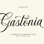 Gastonia Script Font - Featured Image