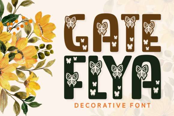 Gate Flya Font - Featured Image
