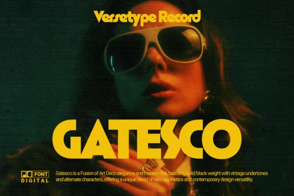 Gatesco Font - Featured Image