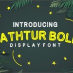 Gathtur Bold Font - Featured Image