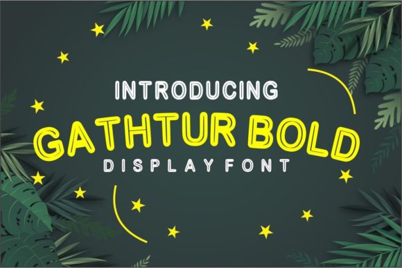 Gathtur Bold Font - Featured Image