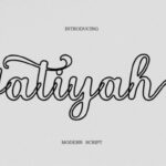Gatiyah Font - Featured Image